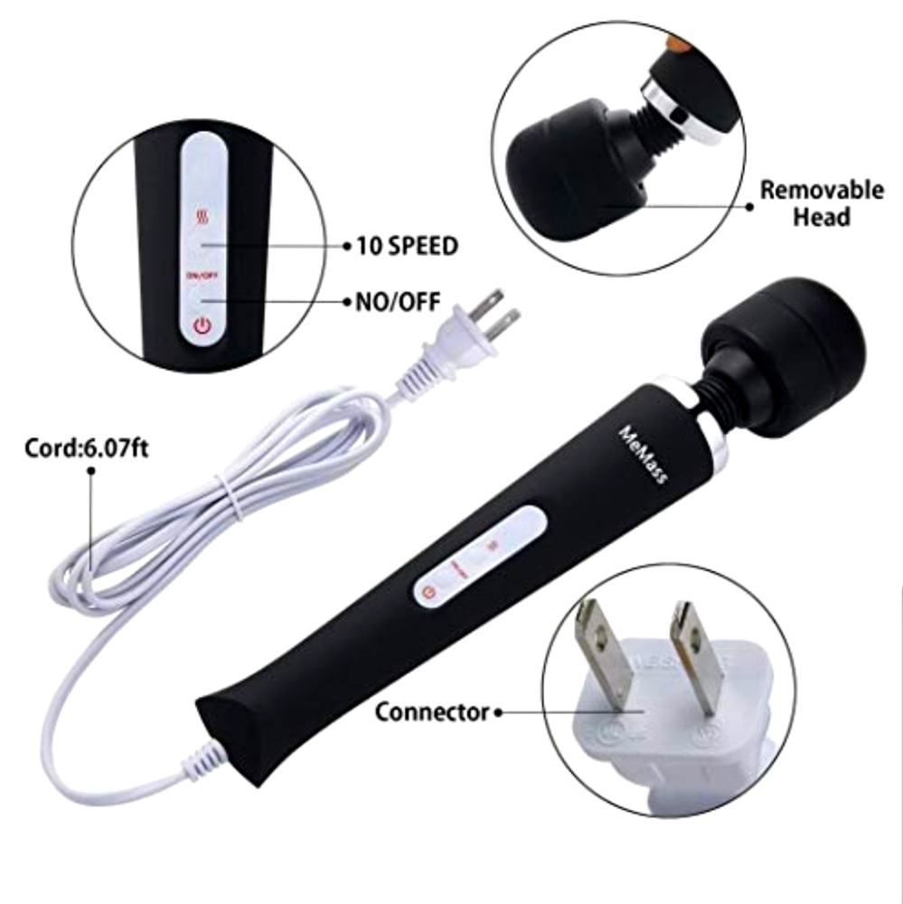 Electric Magic Massager Massage Stick, 10 Differen